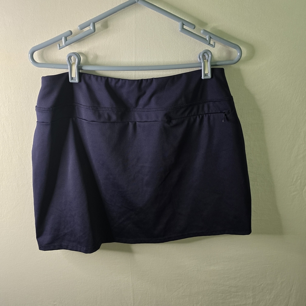 Tommy Bahama Women’s Blue Golf Skirt Size Large Active Skort Pockets Stretch